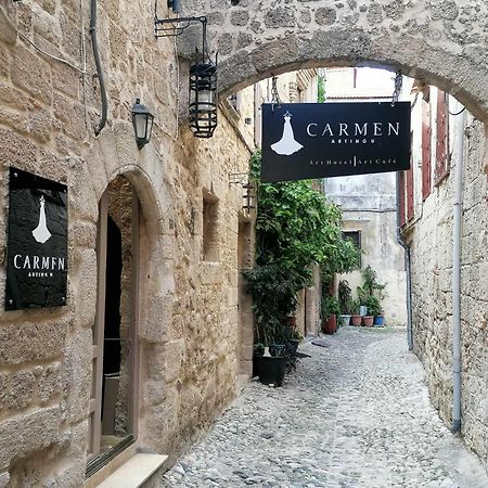 Carmen Art Hotel Rhodes City Zewnętrze zdjęcie